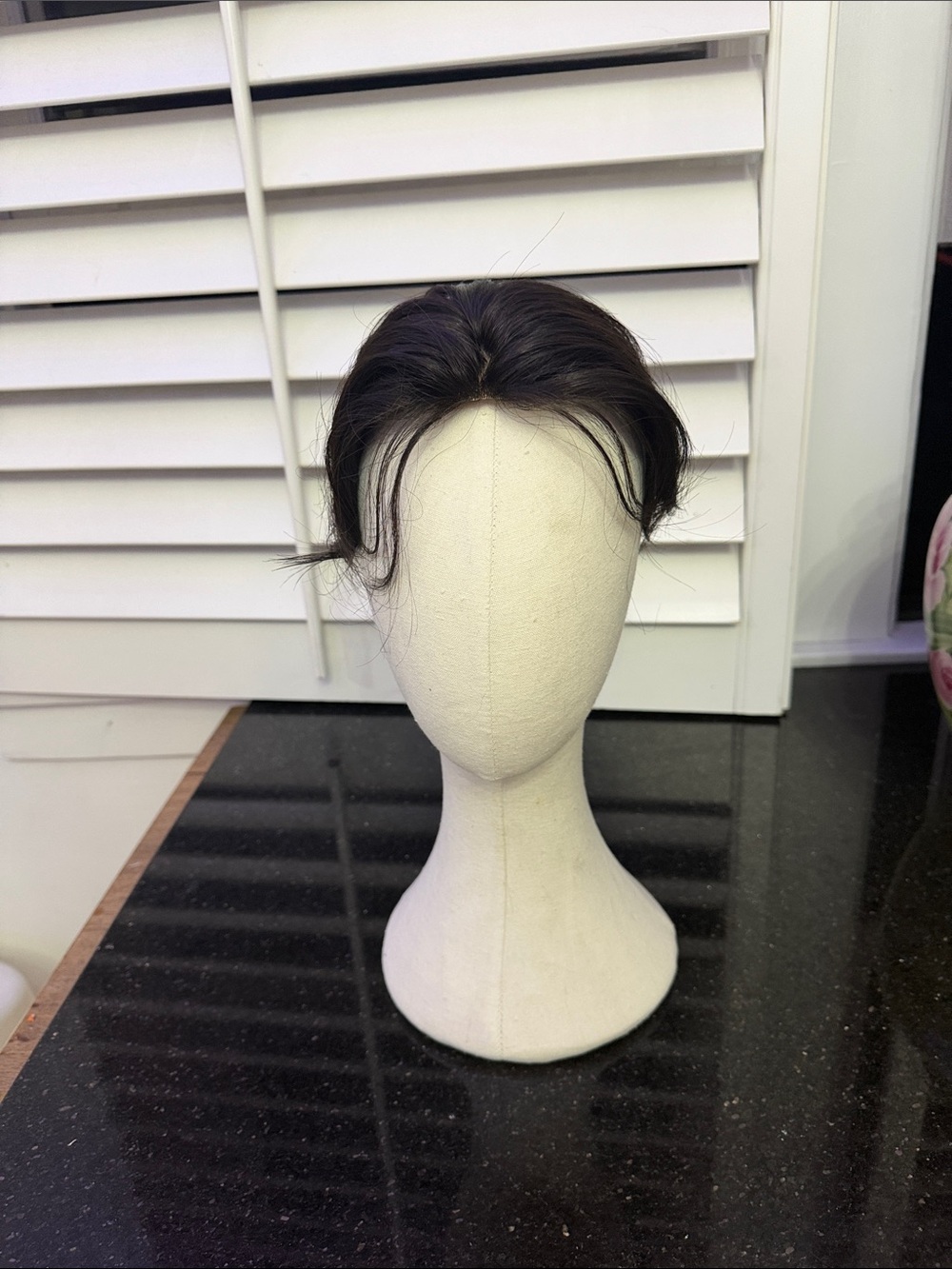 Jon Renau Human Hair Dark brown/black Topper